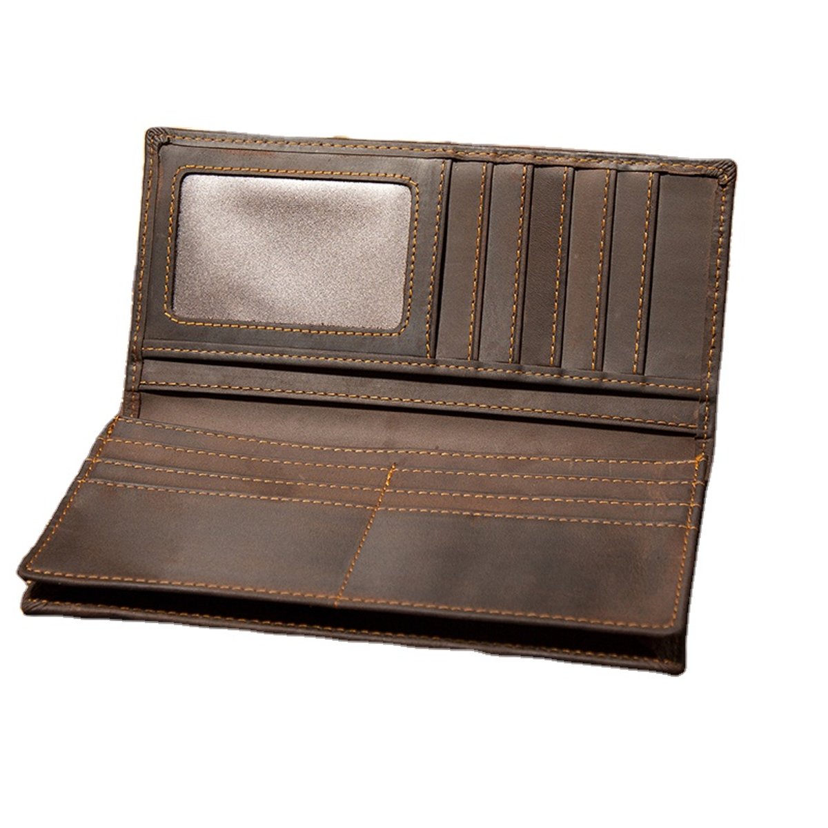 Portefeuille long en cuir véritable — photo 3